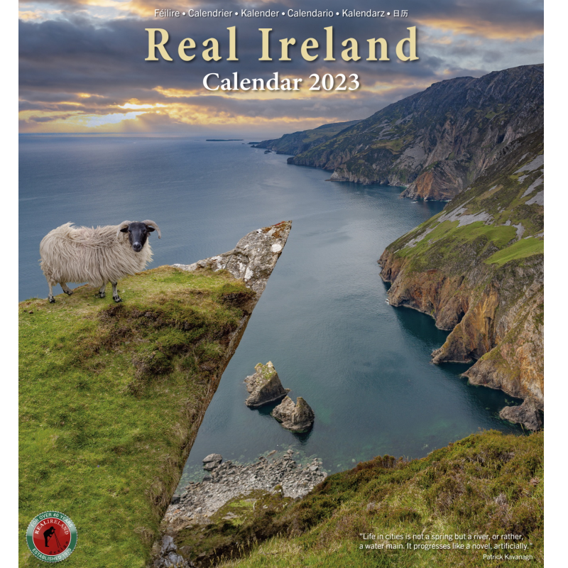 Large Real Ireland 2023 Calendar by Liam Blake
